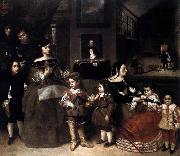 Juan Bautista Martinez del Mazo, The Artists Family